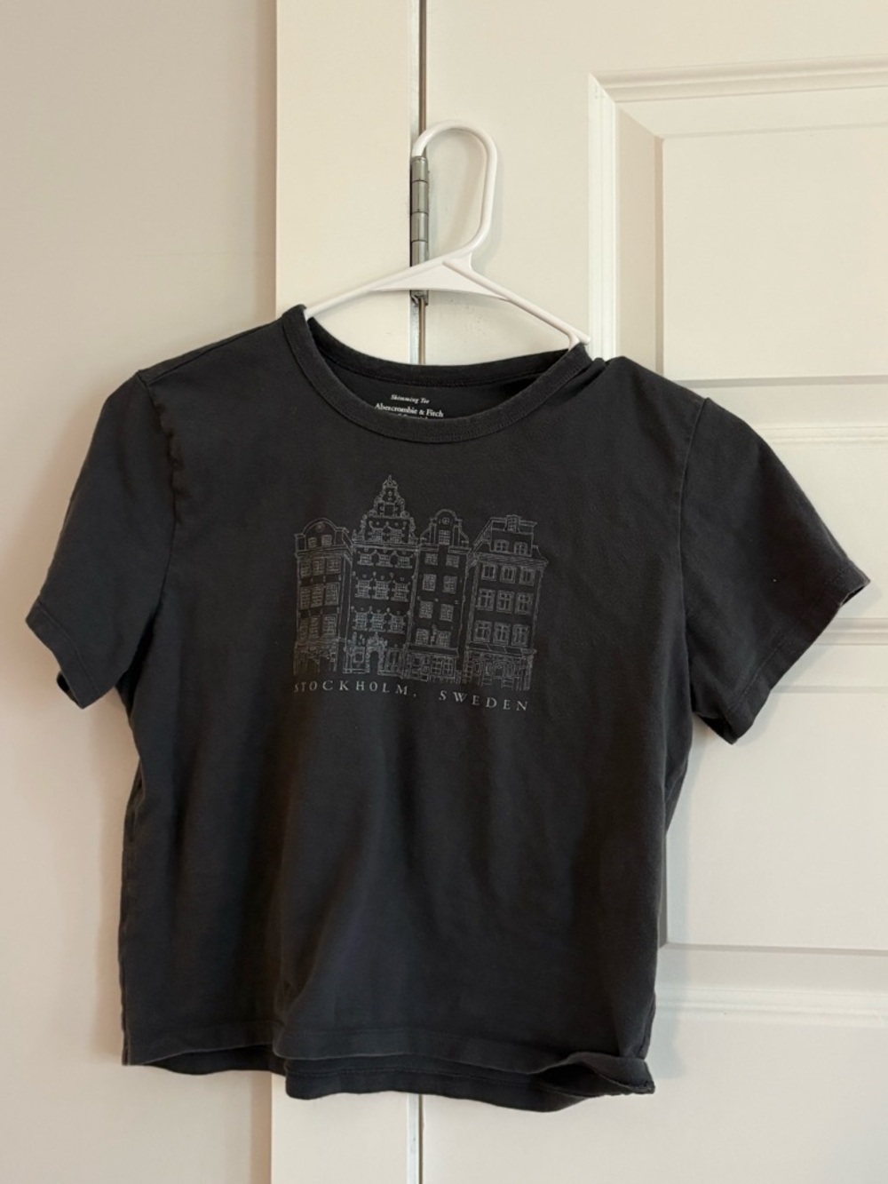 Abercrombie & Fitch Grey Stockholm Graphic Tee